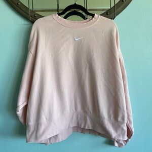 Nike Embroidered Oversized Crewneck